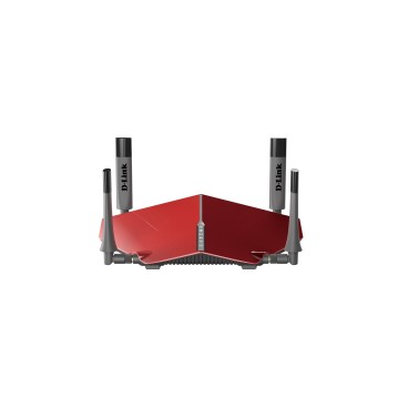 D-Link AC3150 routeur sans fil Gigabit Ethernet Bi-bande (2,4 GHz   5 GHz) 4G Gris, Rouge