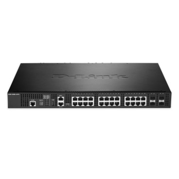 D-Link DXS-3400-24TC commutateur réseau Géré L3 Gigabit Ethernet (10 100 1000) Noir