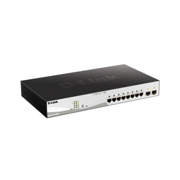 D-Link DGS-1210-10MP commutateur réseau Géré L2 L3 Gigabit Ethernet (10 100 1000) Connexion Ethernet, supportant l'alimentation