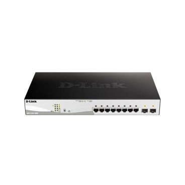 D-Link DGS-1210-10MP commutateur réseau Géré L2 L3 Gigabit Ethernet (10 100 1000) Connexion Ethernet, supportant l'alimentation