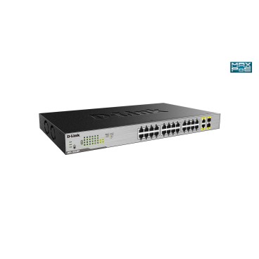 D-Link DGS-1026MP commutateur réseau Non-géré Gigabit Ethernet (10 100 1000) Connexion Ethernet, supportant l'alimentation via