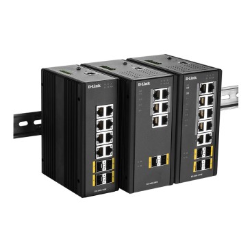 D-Link DIS‑300G‑8PSW Géré L2 Gigabit Ethernet (10 100 1000) Connexion Ethernet, supportant l'alimentation via ce port (PoE) Noir