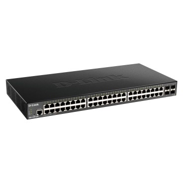 D-Link DGS-1250-52X commutateur réseau Géré L3 Gigabit Ethernet (10 100 1000) Noir