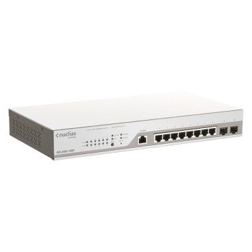 D-Link DBS-2000-10MP commutateur réseau Géré Gigabit Ethernet (10 100 1000) Connexion Ethernet, supportant l'alimentation via