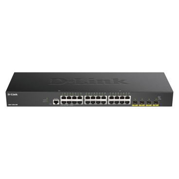 D-Link DGS-1250-28X commutateur réseau Géré L3 Gigabit Ethernet (10 100 1000) Noir