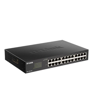 D-Link DGS-1100-24V2 commutateur réseau Géré Gigabit Ethernet (10 100 1000) 1U Noir