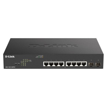 D-Link DGS-1100-10MPV2 commutateur réseau Géré Gigabit Ethernet (10 100 1000) Connexion Ethernet, supportant l'alimentation via