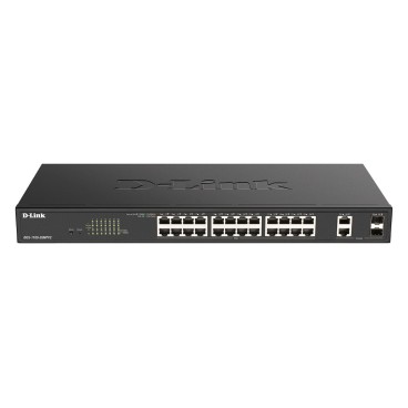 D-Link DGS-1100-26MPV2 commutateur réseau Géré L2 Gigabit Ethernet (10 100 1000) Connexion Ethernet, supportant l'alimentation