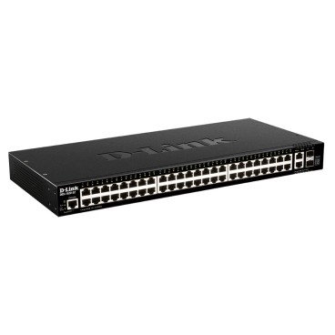 D-Link DGS-1520-52 commutateur réseau Géré L3 10G Ethernet (100 1000 10000) 1U Noir
