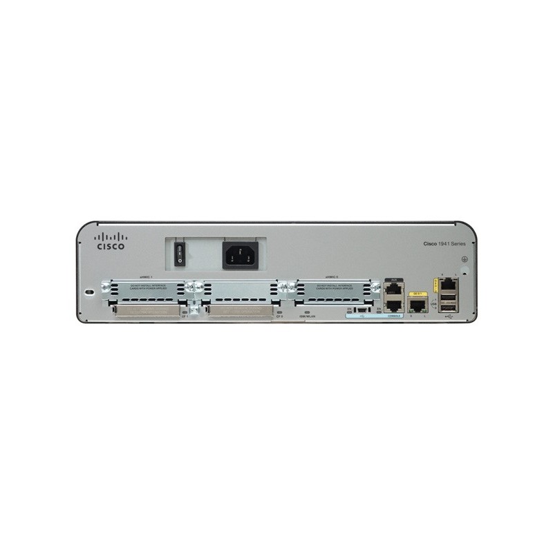 Cisco CISCO1941 K9, Refurbished Routeur connecté Gigabit Ethernet Argent