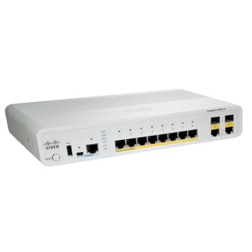 Cisco Catalyst WS-C2960C-8PC-L commutateur réseau Géré L2 Fast Ethernet (10 100) Connexion Ethernet, supportant l'alimentation