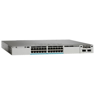 Cisco Catalyst WS-C3850-24U-L commutateur réseau Géré Gigabit Ethernet (10 100 1000) Connexion Ethernet, supportant