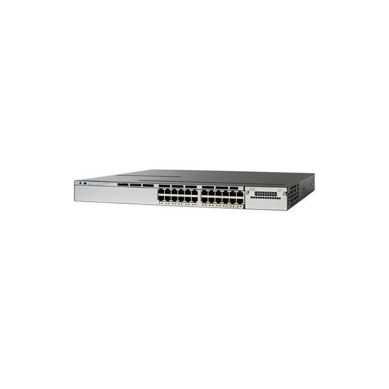 Cisco WS-C3850-24U-S commutateur réseau Géré L2 L3 Gigabit Ethernet (10 100 1000) Connexion Ethernet, supportant l'alimentation