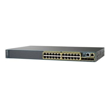 Cisco Small Business WS-C2960X-24TS-L commutateur réseau Géré L2 L3 Gigabit Ethernet (10 100 1000) 1U Noir