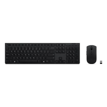 Lenovo 4X31K03968 clavier Souris incluse Bureau RF sans fil + Bluetooth Français Gris