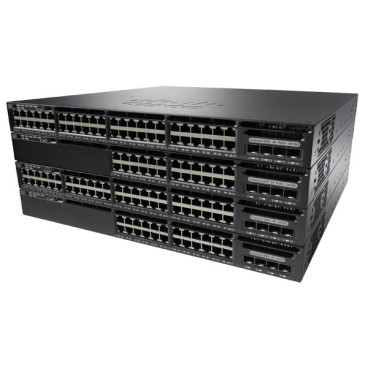 Cisco Catalyst WS-C3650-24TS-S commutateur réseau Géré L3 Gigabit Ethernet (10 100 1000) 1U Noir