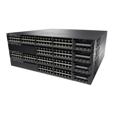 Cisco Catalyst WS-C3650-48TD-S commutateur réseau Géré L3 Gigabit Ethernet (10 100 1000) 1U Noir