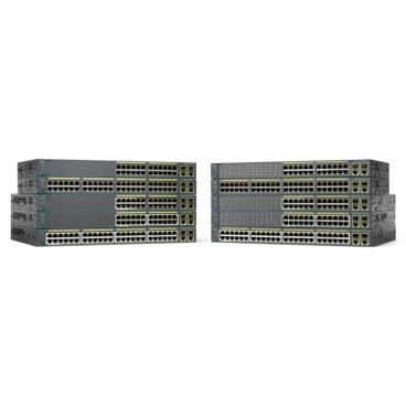 Cisco Catalyst WS-C2960+24TC-L commutateur réseau Géré L2 Fast Ethernet (10 100) Noir