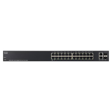 Cisco Small Business SG220-26P Géré L2 Gigabit Ethernet (10 100 1000) Connexion Ethernet, supportant l'alimentation via ce port