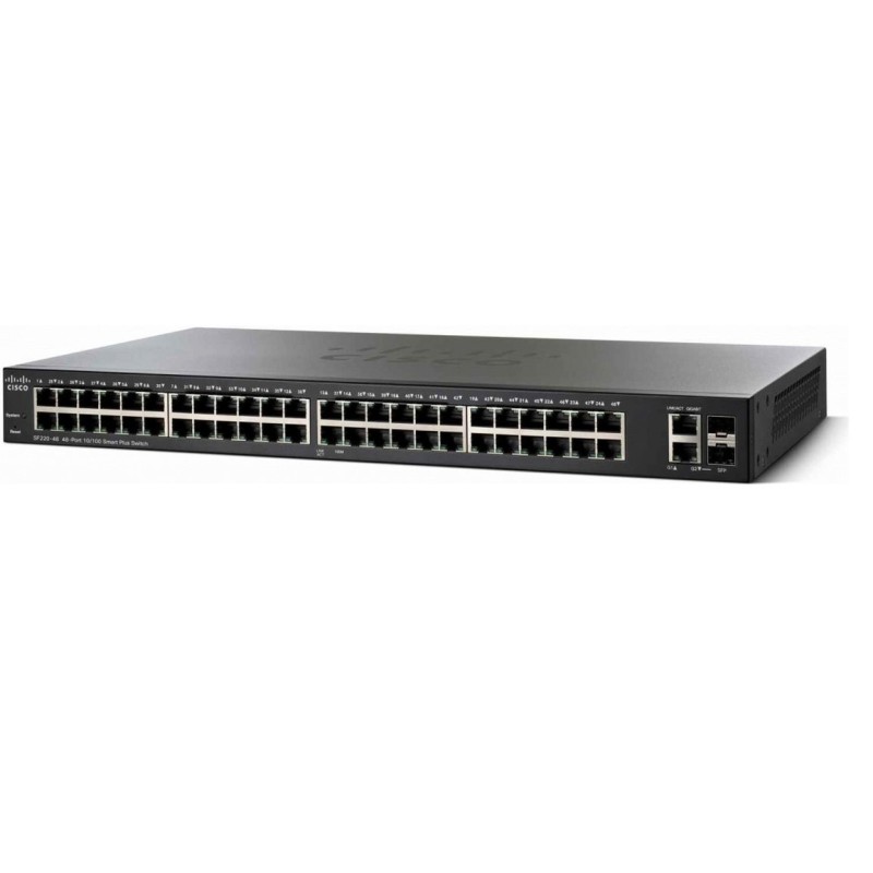 Cisco Small Business SF220-48 Géré L2 Fast Ethernet (10 100) Noir
