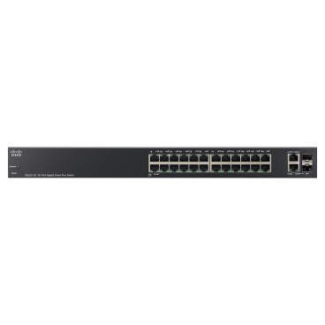 Cisco Small Business SG220-26 Géré L2 Gigabit Ethernet (10 100 1000) Noir
