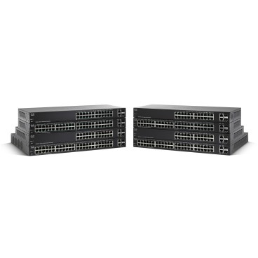 Cisco Small Business SG220-26 Géré L2 Gigabit Ethernet (10 100 1000) Noir