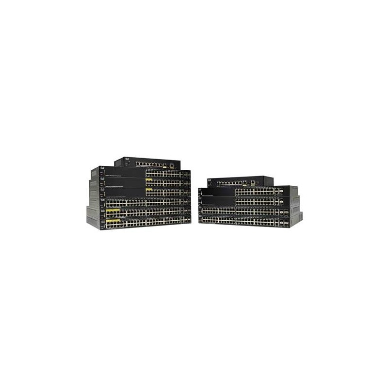 Cisco SG250-26-K9-EU commutateur réseau Géré L2 Gigabit Ethernet (10 100 1000) Noir