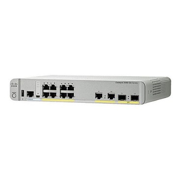 Cisco WS-C3560CX-8PC-S commutateur réseau Géré Gigabit Ethernet (10 100 1000) Connexion Ethernet, supportant l'alimentation via
