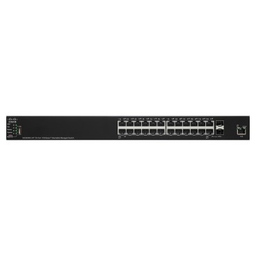 Cisco Small Business SG350XG-24T Géré L3 10G Ethernet (100 1000 10000) 1U Noir