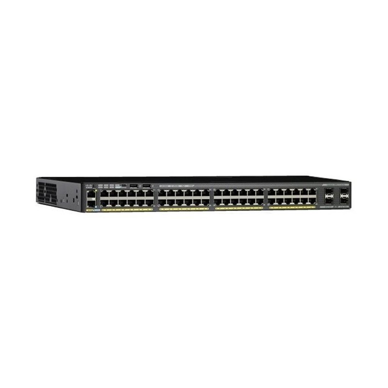 Cisco Catalyst C1-C2960X-48TS-L commutateur réseau Géré L2 Gigabit Ethernet (10 100 1000) 1U Noir