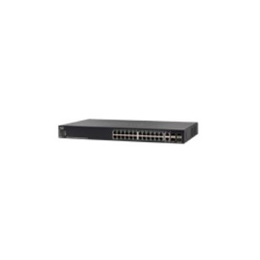 Cisco SG550X-24P-K9 Géré L3 Gigabit Ethernet (10 100 1000) Connexion Ethernet, supportant l'alimentation via ce port (PoE) 1U