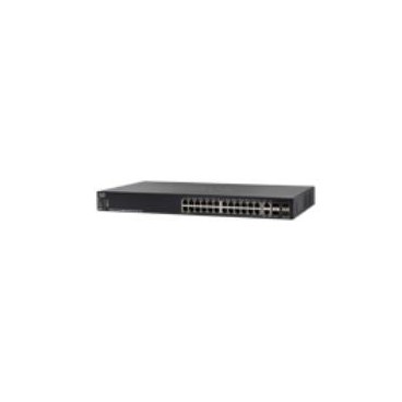 Cisco SG550X-24MP-K9 Géré L3 Gigabit Ethernet (10 100 1000) Connexion Ethernet, supportant l'alimentation via ce port (PoE) 1U