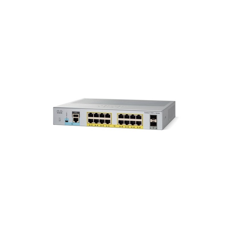 Cisco Catalyst 2960L-16PS-LL Géré L2 Gigabit Ethernet (10 100 1000) Connexion Ethernet, supportant l'alimentation via ce port