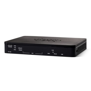 Cisco RV160 VPN Router Routeur connecté Gigabit Ethernet Noir, Gris