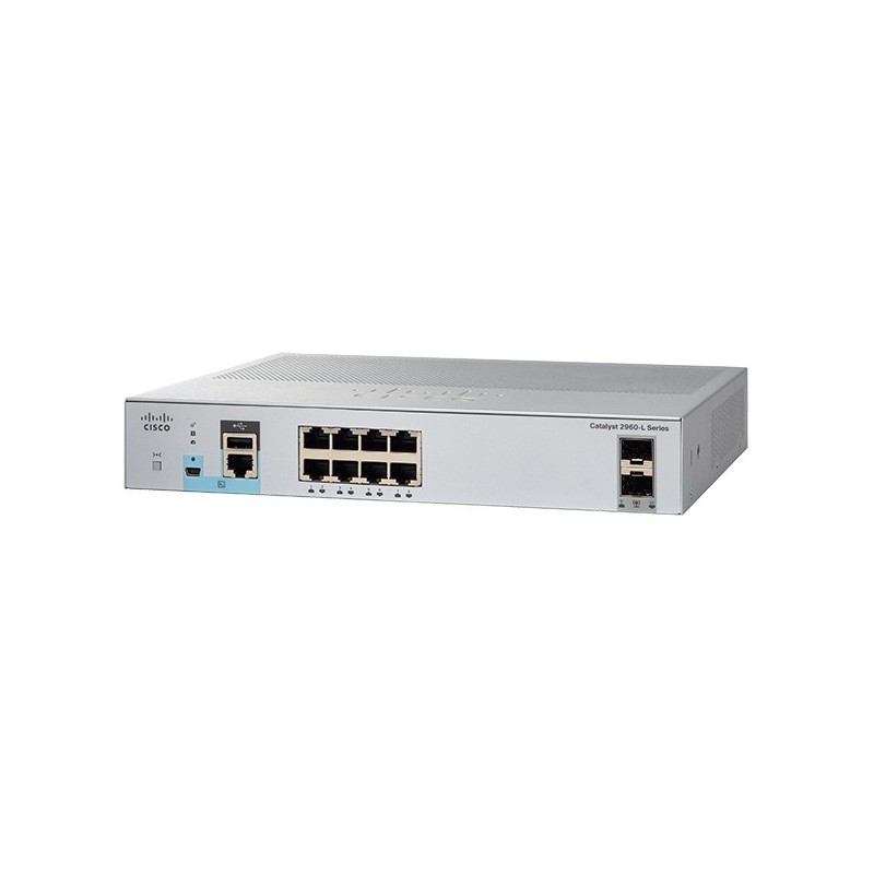 Cisco WS-C2960L-8TS-LL commutateur réseau Géré L2 Gigabit Ethernet (10 100 1000) 1U Gris