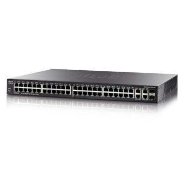 Cisco SG350-52 Géré L3 Gigabit Ethernet (10 100 1000) 1U Noir