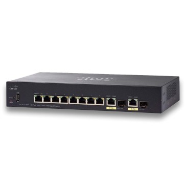 Cisco Small Business SF352-08P Géré L2 L3 Fast Ethernet (10 100) Connexion Ethernet, supportant l'alimentation via ce port