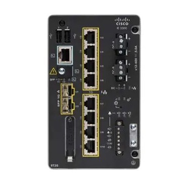 Cisco Catalyst IE-3300-8T2S-E commutateur réseau Géré L2 Gigabit Ethernet (10 100 1000) Noir