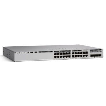 Cisco Catalyst C9200 Géré L3 Gigabit Ethernet (10 100 1000) Connexion Ethernet, supportant l'alimentation via ce port (PoE) Gris