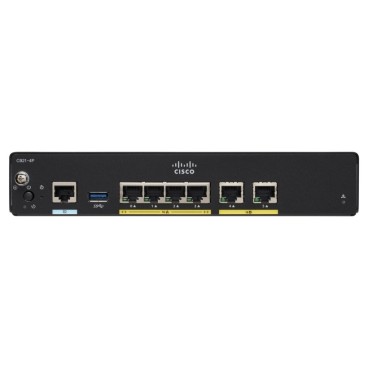 Cisco C927-4P Routeur connecté Gigabit Ethernet Noir