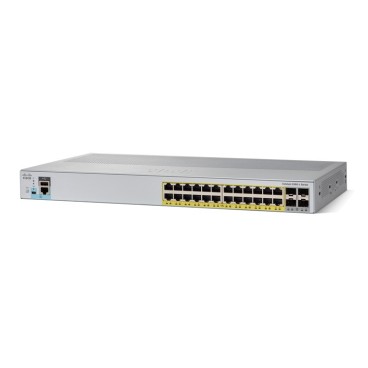 Cisco Catalyst WS-C2960L-SM-24PQ commutateur réseau Géré L2 Gigabit Ethernet (10 100 1000) Connexion Ethernet, supportant