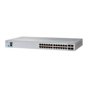 Cisco Catalyst WS-C2960L-SM-24TQ commutateur réseau Géré L2 Gigabit Ethernet (10 100 1000) 1U Gris