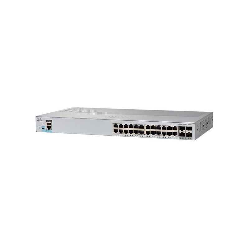 Cisco Catalyst WS-C2960L-SM-24TQ commutateur réseau Géré L2 Gigabit Ethernet (10 100 1000) 1U Gris