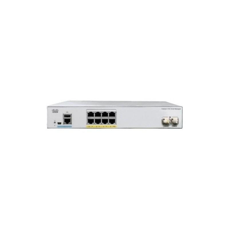 Cisco Catalyst C1000-8T-E-2G-L commutateur réseau Géré L2 Gigabit Ethernet (10 100 1000) Gris