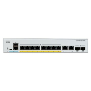 Cisco Catalyst C1000-8FP-2G-L commutateur réseau Géré L2 Gigabit Ethernet (10 100 1000) Connexion Ethernet, supportant