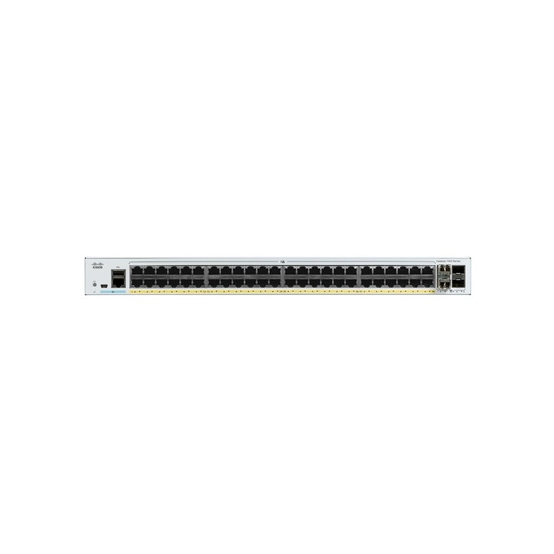 Cisco Catalyst C1000-48P-4G-L commutateur réseau Géré L2 Gigabit Ethernet (10 100 1000) Connexion Ethernet, supportant