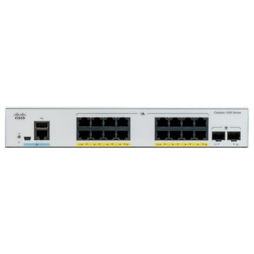 Cisco Catalyst C1000-16T-E-2G-L commutateur réseau Géré L2 Gigabit Ethernet (10 100 1000) Gris