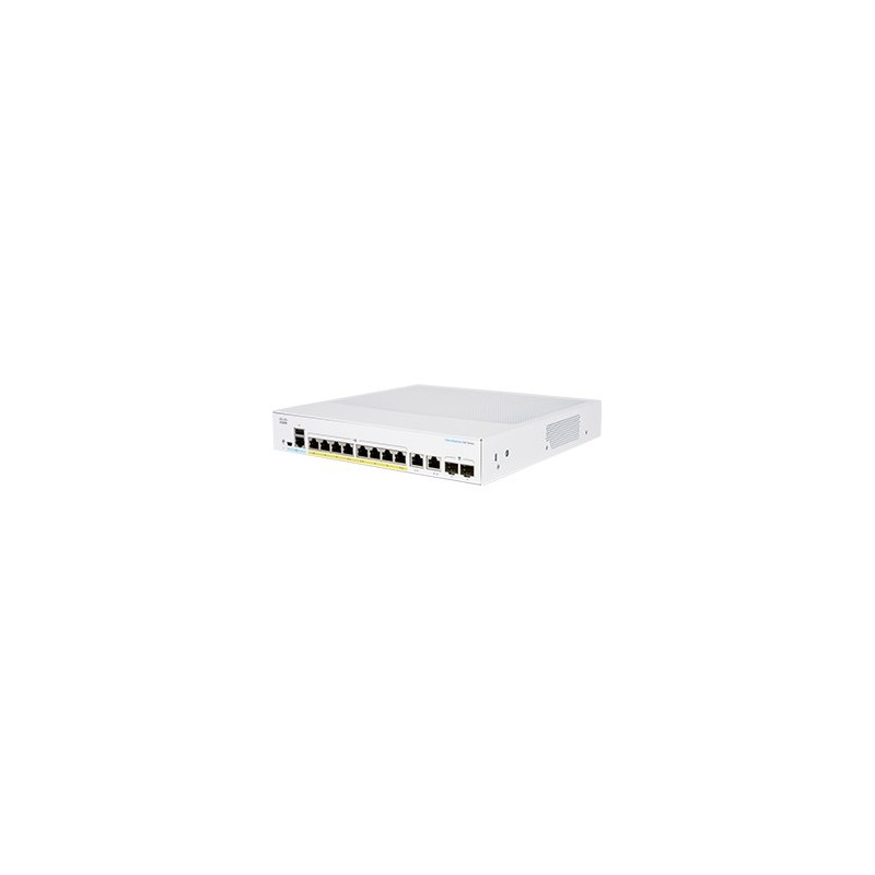 Cisco CBS350-8FP-E-2G-EU commutateur réseau Géré L2 L3 Gigabit Ethernet (10 100 1000) Argent