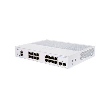 Cisco CBS350-16T-2G-EU commutateur réseau Géré L2 L3 Gigabit Ethernet (10 100 1000) Argent