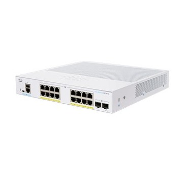 Cisco CBS350-16FP-2G-EU commutateur réseau Géré L2 L3 Gigabit Ethernet (10 100 1000) Argent